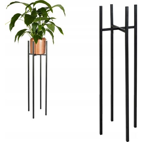 Supporto per vaso da fiori in metallo nero Loft Cholet L MAX. Vaso da fiori 24,5 cm (1/5)