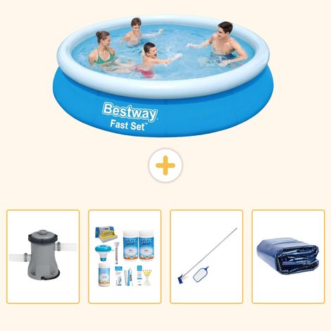 Bestway Bestway Fast Set Ronde - 366x76 cm - 5-pièces  S267 (1/5)