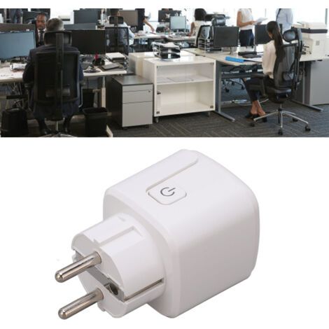 Multifunktionale intelligente WLAN-Steckdose mit Zeitschaltuhr und App-Steuerung, intelligente Steckdose für Schlafzimmer und Büro, AC100-240 V--Trimec