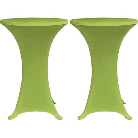 Maison Exclusive - Copritavoli Elastici 4 pz 70 cm Verde (1/5)