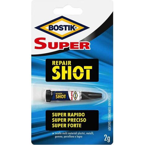 12 x BOSTIK SUPER REPAIR SHOT 2 G BLISTER