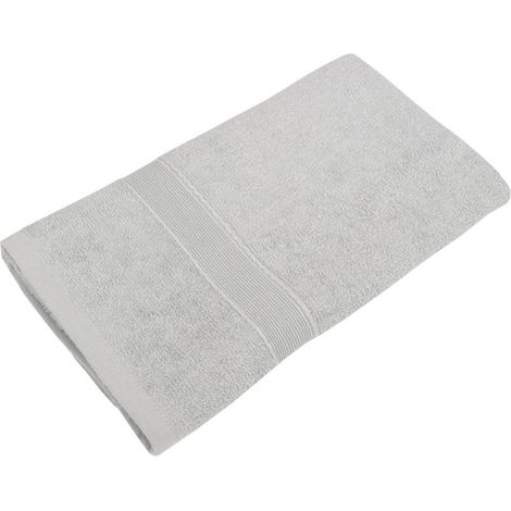 Telo bagno in spugna di cotone MALLOS 70x140 cm art. 62322 salvia grigio chiaro verde (1/2)
