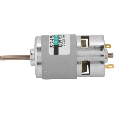 Moteur DC 24V 20000 RPM 80W Haute Vitesse Haute Puissance Couple Arbre Prolongé 775 (1/5)