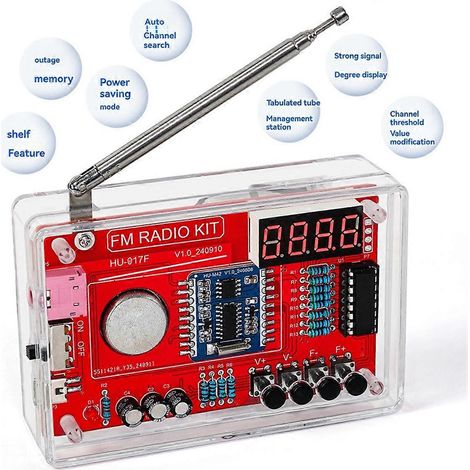 Kit électronique de radio FM à monter soi-même (87-108 MHz) - Exercice de soudure (1/5)