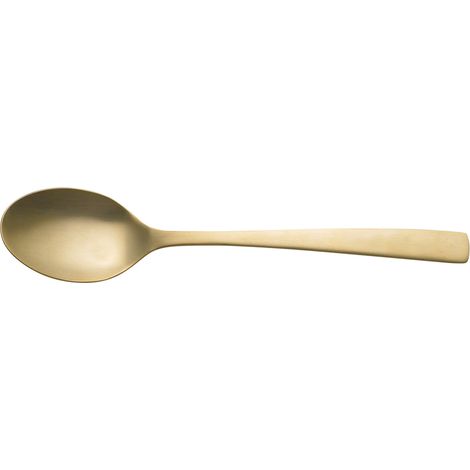 Jean Dubost - Cuillère de table monobloc Jet doré (lot de 6) (1/3)