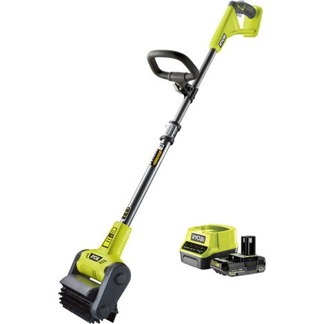Ryobi ONE+ Patio Cleaner with Scrubbing Brush 18V RY18PCB-120 2.0Ah Kit