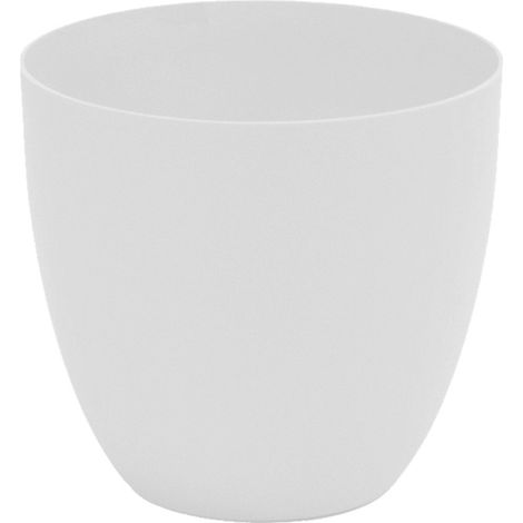 Vaso per piante in modalità iniezione, modello ciotola ø26cm, colore bianco