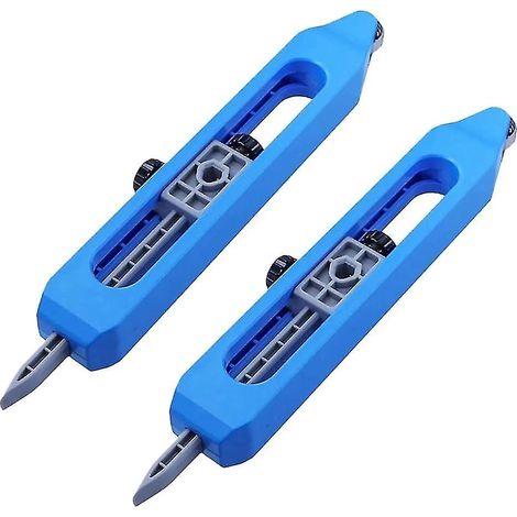 Règle en 2 parties - Outil de mesure de contour avec instructions et verrouillage. Gabarit de mesure réglable. (1/5)