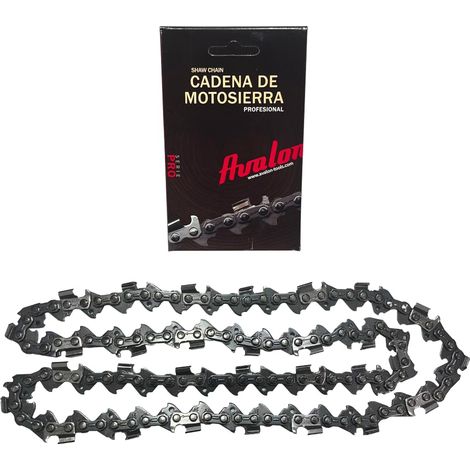 Chaîne de tronçonneuse pas de chaîne 3/8 profil normal jauge 058" - 1,5 mm, dent ronde, 66 maillons, pour une longueur de coupe de 44 cm. (1/5)