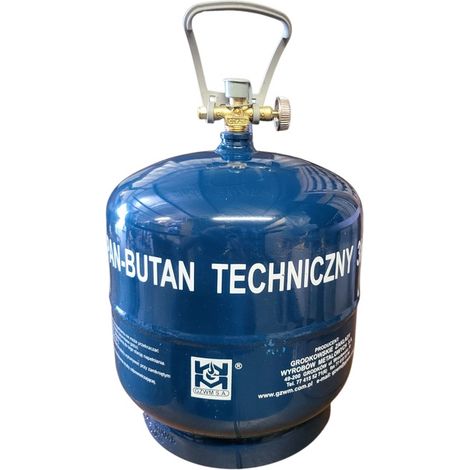 Propan-Butan-Gasflasche für Touristen, 3 kg