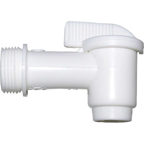 Cyclingcolors – Robinet vanne fût plastique 3/4 – Clapet de vidange pour fûts 30/60/120/220 litres – Contrôle débit précis - OU 120 ET