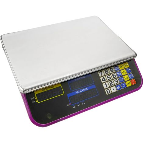 PrimeMatik - Balance de bureau avec plateau de 34x24cm 30Kg (1/5)