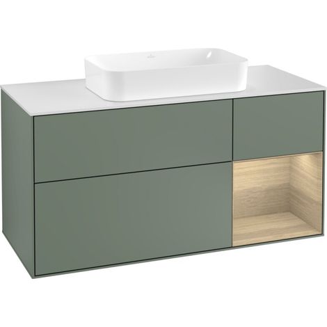 Villeroy & Boch F301PCGM Meuble sous-lavabo Finion F30