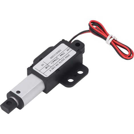 Mini Actionneur Linéaire électrique 24 V, Course de 20 Mm, 20 N, 30 Mm/s, Tige de Poussée électrique IPX4, Actionneur Linéaire Compact pour l'automatisation des Machines, Bras Robotiques (1/5)