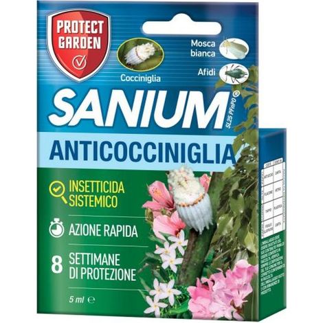 INSETTICIDA SISTEMICO SANIUM ANTICOCCINIGLIA 5 ML