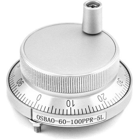 Encodeur à roue codeuse 5V 60MM, Encodeur d'impulsions CNC Manuel, pour leSystème de Commande Numérique (1/4)