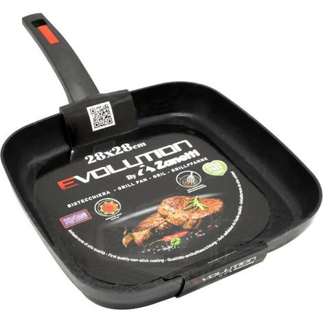 Parrilla de 28x28 cm Evolution Zanetti