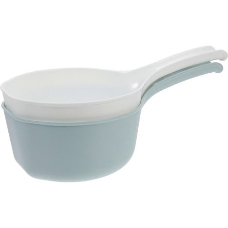 Ensemble de louches à eau en plastique grande capacité pour la cuisine et le jardin, pelles de bain multi-usages pour l'arrosage (1/5)