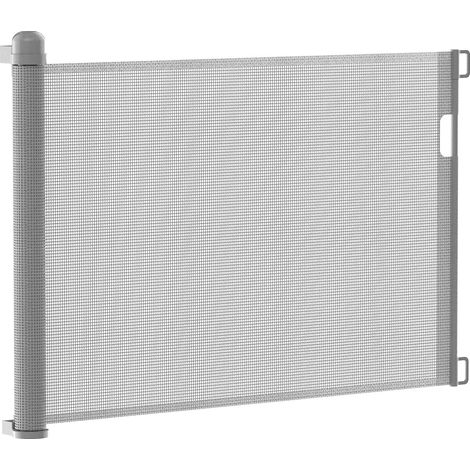 Naizy – Barrière de sécurité rétractable 87 cm – Extensible jusqu'à 300 cm – Mécanisme de verrouillage double – Installation sans seuil