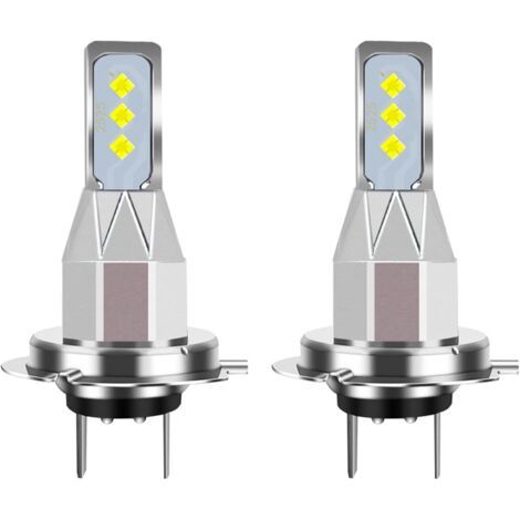 2 PièCes SéRies H7 LED Ampoules Phare de 20000LM 6000K LumièRe Blanche 80W 6SMD Ampoules Voiture Antibrouillard Clignotants (1/5)