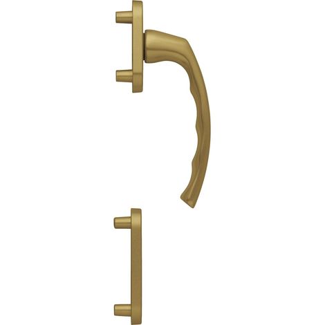 Poignée de porte de balcon avec demi-garniture extérieure LIÈGE Bronze (1/3)