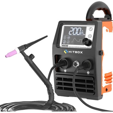 Antorcha de soldadura TIG, 4 m con conector rápido, diseño ergonómico, 4 m (1/5)