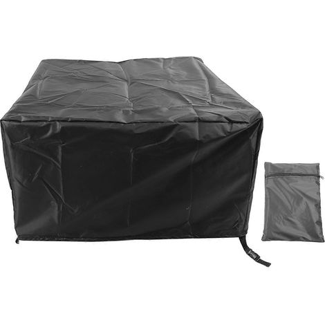 Housse de protection pour chariot de glacière de terrasse en tissu Oxford imperméable, idéale pour les roulettes et les glacières extérieures. (1/4)
