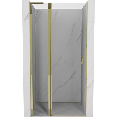 Mexen Mist L Duschtür, aufschwingbar, 105 cm, transparent, gold - 8A4L-105-000-50-00 (1/5)