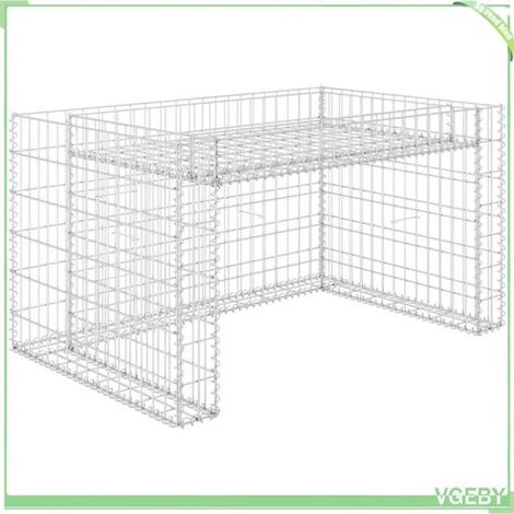 Garage tondeuse à gazon - FAFEICY - 145655 - Fil en acier - 110x80x60 cm - Usage jardinière (1/5)