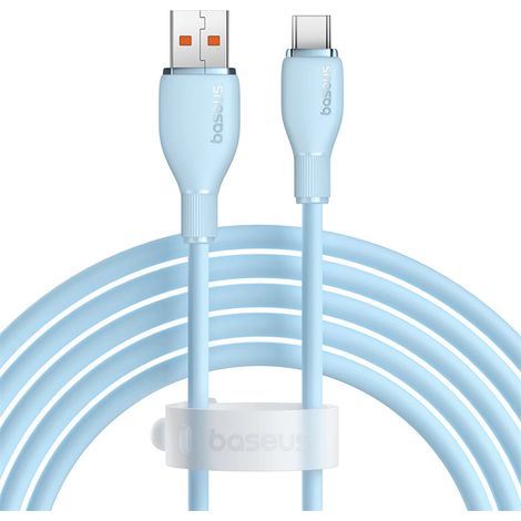 Baseus Pudding 100W USB-A - USB-C Kabel 2m - Blau (1/5)