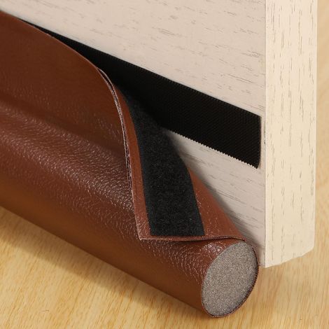 Paraspifferi per porta da 94 cm – Blocca-spifferi per sotto la porta – Guarnizione autoadesiva fonoassorbente per la parte inferiore della porta – Striscia antispifferi per la parte inferiore della po (1/3)