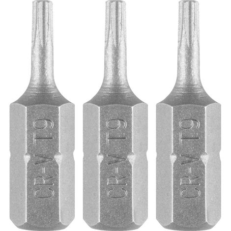 Puntas Torx T9 x 25 mm, 3 unidades. (1/3)