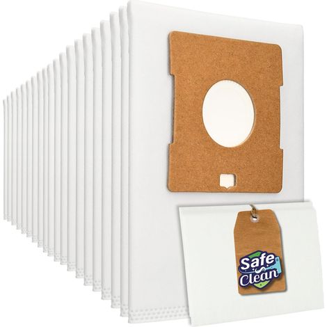 Lot de 20 sacs d'aspirateur compatibles avec les aspirateurs 3 l, W11, Swirl Y101, Menalux 4000, VCB43B1-70EU4 (1/5)