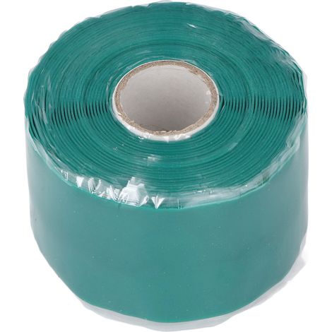 Ruban de réparation en caoutchouc de Silicone, 5m de longueur, 50mm de largeur, 0.8mm d'épaisseur, joint d'étanchéité pour tuyau d'eau, vert (1/5)