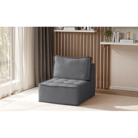 Sessel SANDE 1-Sitzer Modul Stoff Alpine Anthrazit (1/5)