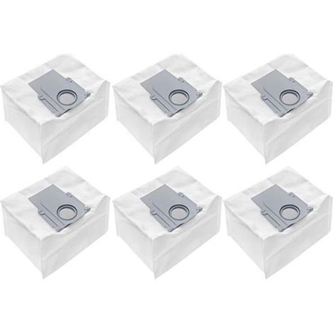 6 PCS Sac à poussière pour aspirateur - pièces de rechange Compatible pour Roborock Q7 T8 S7 MAXV Ultra / Q7 MAX (1/5)
