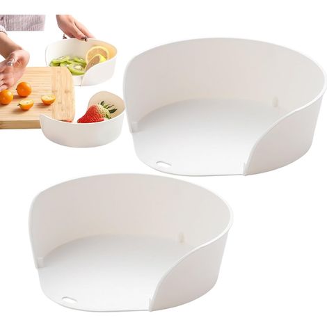 Bols de préparation des aliments  Plateau de préparation des aliments, conteneurs de repas à suspendre, gadgets de cuisine pour viande, légumes, ingrédients hachés, soupe, fruits, maison (1/5)