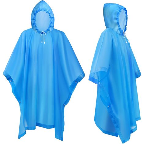 Regenponcho - EVA - Impermeable - Para Camping Y Senderismo - Unisex - 2 Unidades (1/5)