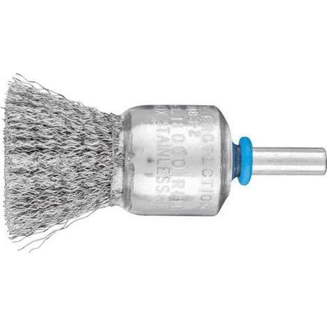 PFERD Brosse pinceau PBU INOX ( 8000432617 ) Ø 20 mm Épaisseur de fil 0,2 mm 18000 min-¹ (1/5)