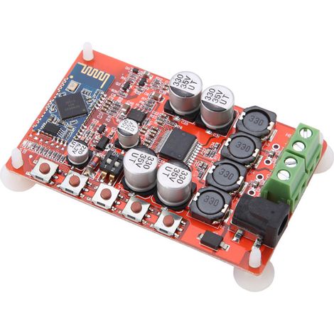 TDA7492P 50W  2 Module de carte d'amplificateur de récepteur audio Bluetooth sans fil double canal J3J7