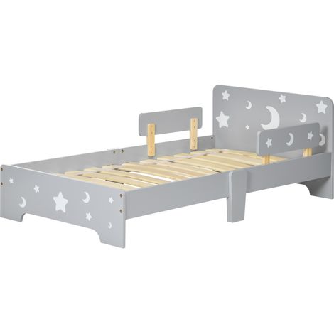 Lettino Bambini 3-6 Anni Stelle Luna MDF Truciolato 143x76x49 cm (1/5)