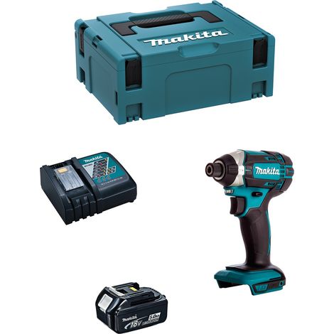 Atornillador de Impacto MAKITA DTD152RTJ1 (1 x 5,0 Ah + DC18RC + MAKPAC 2) (1/5)
