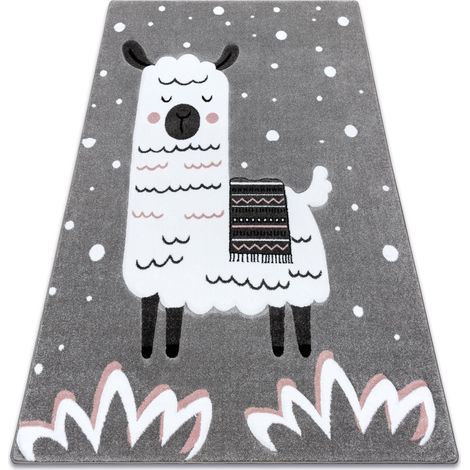 Tapis PETIT LAMA gris grey 140x190 cm