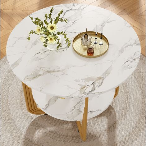 Esstisch-Set mit 4 Stühlen 80 cm MDF und Samt OKMYHOME (1/5)