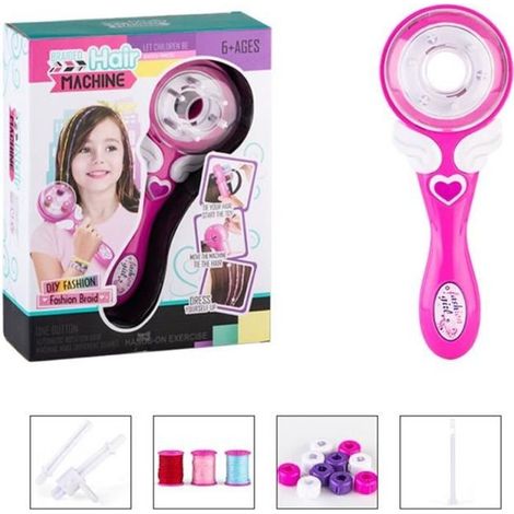B -Machine à tresser et à tricoter les cheveux, outil de coiffure électrique, automatique, DIY (1/3)