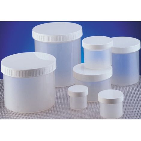 Bouteille de laboratoire, RS PRO, 250ml, en PP, à Col Large ( Prix pour Boîte de 36 )