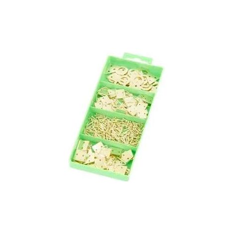 Assortimento di attaccaglie per quadri