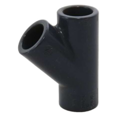 Sonderangebot PVC U Kunststoff T-Stück 45° 16x16x16 1020015016000
