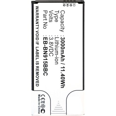 NX - Batterie téléphone, smartphone, GSM pour Samsung 3.8V 3000mAh - EB-BN915BBCEB-BN91