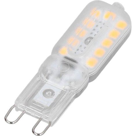 G9 LED Ampoule à lumière chaude 3000K LED G9 5W Halogène Lumière Lampe LED G9 360°Larges Angle de Faisceau 22 2835 SMD-6pcs (1/5)